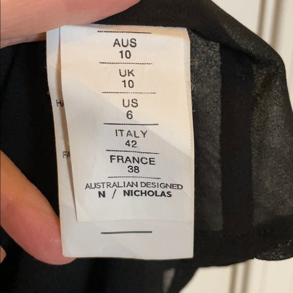 NICHOLAS Floral Chain Neck Wrap Silk Dress - Picture 13 of 15